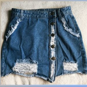 Forever 21 denim skirt